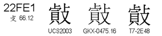 U+22FE1